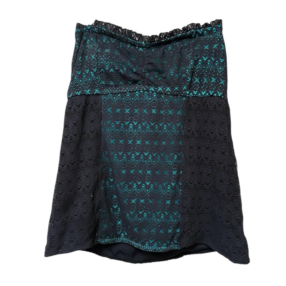 Torrid 2X Lace Bustier Whimsigoth Corsetcore Dark Romantic Strapless Top